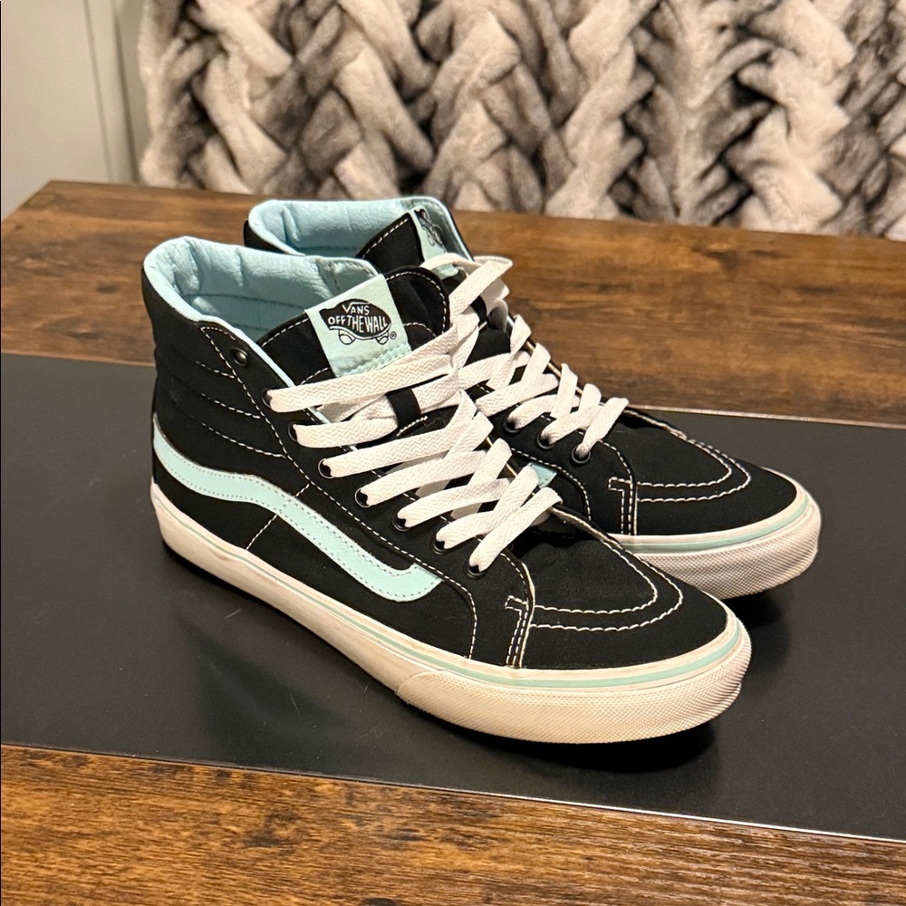 Vans Sk8-Hi Black Aqua